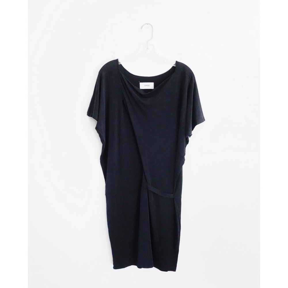 Humanoid Dark Grey Cupro Jersey Slinky Dress M